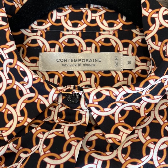 SIMONS CONTEMPORAINE WRAP DRESS SIZE 10 - Picture 9 of 12